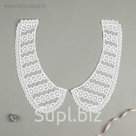 Воротник пришивной, 23*10см, пара, цвет белый, z66