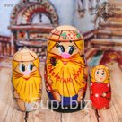 Матрешка 3 кукольная "Оберег" 11 см