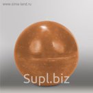 Свеча шар "Мрамор", d=200мм,  коричневый