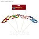 Трубочка для коктейля "Маска" (набор 12 шт)