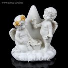 Сувенир "Два ангелочка-маляра у звёздочки"