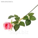 Цветок искусственный "Роза Фрау" 9*6*60 см, розовая