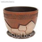 Кашпо "Греческие мотивы" 1,1 л