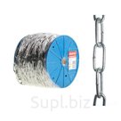 Цепь сварная длиннозвенная оцинкованная М4 DIN 763 бухта 50 м STARFIX SMP 42316 50