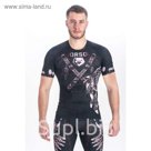 Рашгард с коротким рукавом, APACHI цвет чёрный, S