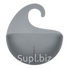 Органайзер для ванной SURF XL прозрачно серый
