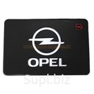 Держатель автомобильный коврик липкий резиновый с логотипом Opel