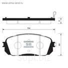 Колодки тормозные  HI-Q SP1191