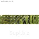Бордюр керамический Tropicana TC1C021DT, зелёный, 60х250 мм