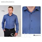 Сорочка мужская, размер 43-176-182, цвет синий 7325-1 S