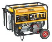 Генератор бензиновый GE 8900E, 8,5 кВт, 220 В/50 Гц, 25 л, электростартер DENZEL