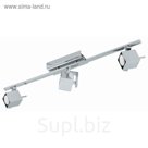 Светильник MANAO 3x5Вт LED хром 78,5x78,5x12см