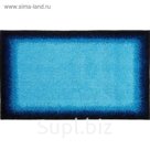 Коврик 60x100 см, цвет синий