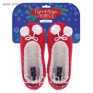 Обувь домашняя женская (балетки) "С Новым годом!", размер 36/37