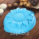 Форма для выпечки "Подсолнух", с ручками, цвета МИКС