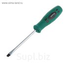 Отвертка шлицевая TUNDRA basic, SL 6х100 (-), двухкомпонентная рукоятка