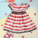 Платье для девочки "Якорёк", рост 74-80 см (1 год), цвет коричневый