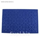 Коврик придверный "Орнамент" без окантовки, цвет МИКС