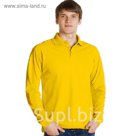 Рубашка-поло мужская StanPolo, размер 44, цвет жёлтый 185 г/м 04S