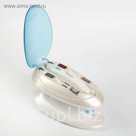 Аппарат для маникюра и педикюра Scarlett SC-MS95003, 4 насадки, бело-синий