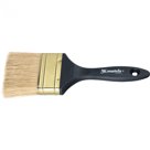 Кисть плоская "Профи" 1,5", натуральная щетина, пластмассовая ручка. MATRIX