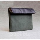 Черный кожаный чехол-сумка для iPad Mini/Retina Lumpia