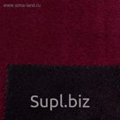 Ткань пальтовая, двусторонняя, ширина 150 см, цвет чёрно-бордовый