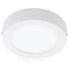 Светодиод. ультратонкая накладная панель FUEVA 1, 10,9W (LED) 4000K, ?170, литой металл, белый/пластик, белый