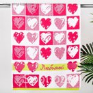 Полотенце махровое Little Hearts, размер 50х90 см, 420 гр/м2