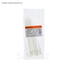 Хомуты нейлоновые TDM, 3.6х120 мм, белые, 25 шт, SQ0515-0310