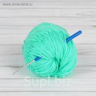 Крючок для вязания, полимерное покрытие, d=3мм, 14,5см, цвет МИКС