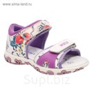 Туфли открытые для девочки, 14 пар в коробе 22-130A/14
