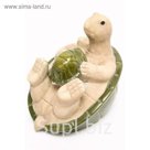 Садовая фигура "Черепашки", на панцире