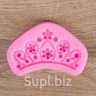 Молд 8,8х5,5х1,1 см "Диадема", цвет розовый