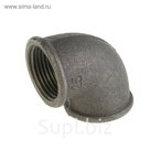 Угол чугунный 1" (Ду25), внутреняя резьба