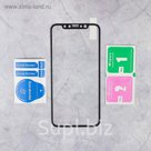 Защитное стекло Luazon iPhone X, чёрное