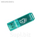 Флешка USB Smartbuy 4Gb Glossy, зелёная