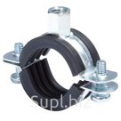 FRS M8/M10 Двухэлементный трубный хомут fischer с комбинированной гайкой