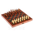 Настольная игра 3 в 1 Гравар шахматы шашки нарды 29х29 см лакированное