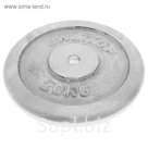 Диск хромированный, 20 кг, d=30 мм