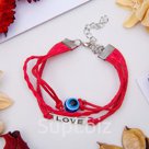 Браслет оберег Магия знаков love цвет красный