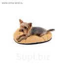 Лежанка Zoo-M Перина PLUSHka  , 60*46*8, беж/корич.