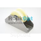 Ролик КАПРОЛОН d 70мм под ТРУБУ (профильн.) 20х20 на ПЛАТФОРМЕ