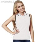 Безрукавка-поло женская StanHot, размер 50, цвет белый 185 г/м 04HW