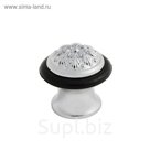 Ограничитель дверной 115, напольный, цвет хром