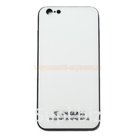 Чехол - накладка 'TPU резиновый со стеклом - однотонный' для iPhone 6 Plus