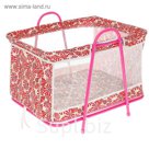 Манеж квадратный для кукол, цвета МИКС