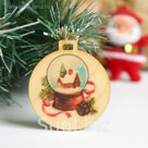 Бирка "Новогодний шар", D=5см