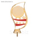 Фигура для кубка "Лист со звездами", красный 16 х 7,5 х 3,5 см