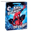 Пакет ламинированный вертикальный "Ты супер! ", Человек-паук ,31 х 40 х 11 см